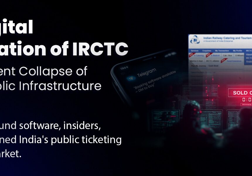 The Digital Exploitation of IRCTC and the Silent Collapse of Trust in Public Infrastructure